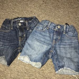 SOLD!! 2 GAP KIDS DENIM SHORTS!